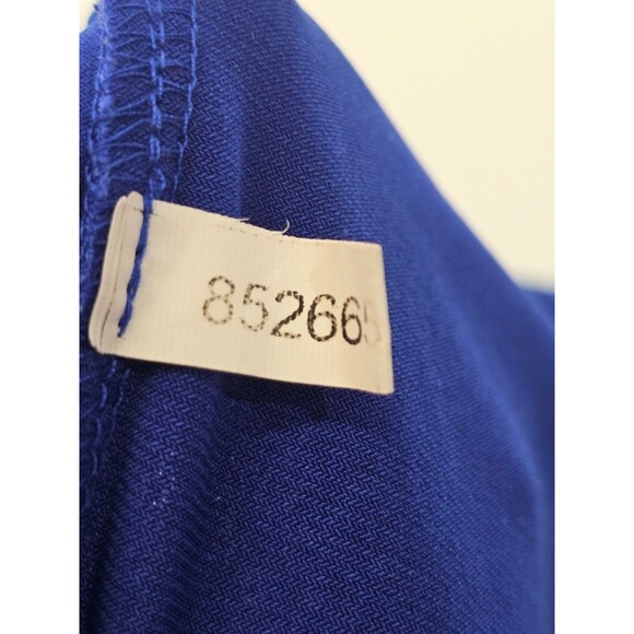 BOSTON PROPER Blue Ruched Tummy Slimming Gala Party Cocktail Dress Women's M - Picture 6 of 6